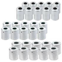 Kit 30 Canecas Clip Alumínio Mangueira Ar Cond 6mm 8mm 10mm
