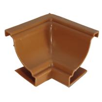 Kit 30 Canto Interno Mogno Para Moldura Forro Rodaforro Meia cana Pvc