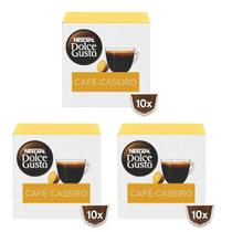 Kit 30 Cápsulas Café Caseiro Nescafé Dolce Gusto 30 Unidades