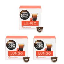 Kit 30 Cápsulas Nescafé Dolce Gusto Café Expresso Lungo 3 Cx