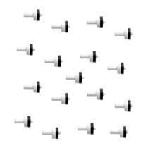 Kit 30 Carrapetas 3/4 Vedante Plástico C/ Borracha Torneira