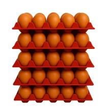 Kit 30 Cartela De Ovos Plástica Bandeja 30 Ovos Higiênica Reutilizável