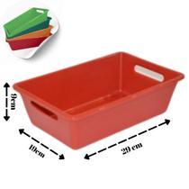 KIT 30 Cesta Cestinha Farmácia Lanches 29x19x9cm Cesta Multiuso Pequena