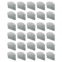 Kit 30 Chapéu Chef Tok Tnt Plissado Cozinheiro Profissional