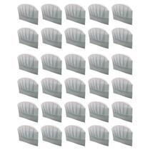 Kit 30 Chapéu Chef Tok Tnt Plissado Cozinheiro Profissional