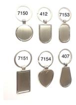 Kit 30 Chaveiro Metal Para Personalizar/