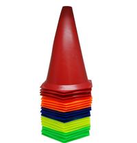 Kit 30 Cone 24cm Flexível Circuito Funcional Treinamento