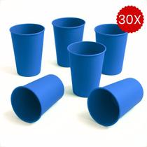 Kit 30 Copos 200 ml de Plastico Merenda Festas Crianças Reutilizavel