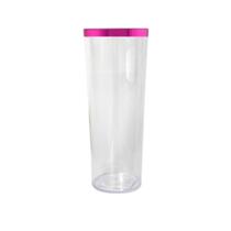 KIT 30 Copos Long Drink 350ml Borda Metalizada KIT 30 Copos Long Drink 350ml Borda Metalizada