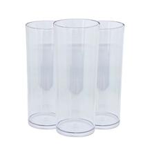 Kit 30 Copos Long Drink Acrílico Cristal 330ml Personalizáveis p/ Festas Eventos Aniversários