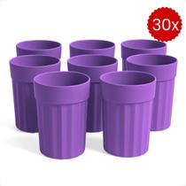 Kit 30 Copos Plasticos 350 ml Para Sucos Festas Criancas Merenda