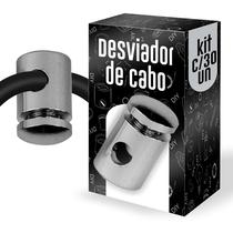 Kit 30 desviadores de cabo em alumínio - Alumínio NATURAL Kit 30 desviadores de cabo em alumínio - Alumínio NATURAL