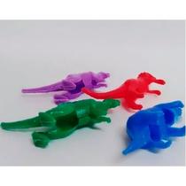 Kit 30 Dinossauro Colorido Plástico Mini Brinquedo Festa-Top