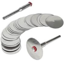 Kit 30 Discos Lâmina de Serra 32mm Inox para Micro Retíficas