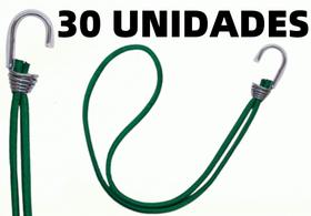 Kit 30 Elásticos Extensor Borracha p/ Caminhão Carreta VERDE