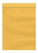 Kit 30 Envelopes Saco Kraft Ouro 229X324 Ofício A4 Envelopes