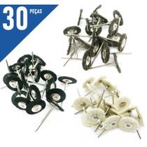 Kit 30 Escova De Cerdas P/micro Retifica Dremel