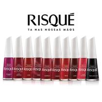Kit 30 Esmaltes Risque Diversas Cores Cremoso Hipoalergênico