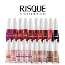 Kit 30 Esmaltes Risque Diversas Cores Cremoso Hipoalergênico Kit 30 Esmaltes Risque Diversas Cores Cremoso Hipoalergênico