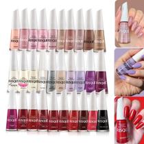 Kit 30 Esmaltes Risque Diversas Cores Cremoso Hipoalergênico