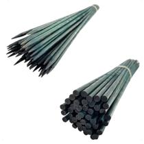 Kit 30 Estacas Tutor De Plantas Haste Pintada Bambu 50cm