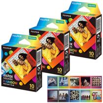 Kit 30 Filmes Fujifilm Instax Square Rainbow Para Sq1 Sq20 Sq10 Sq6