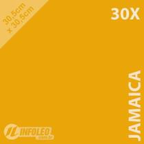 Kit 30 Folhas Color Plus 30,5X30,5Cm 180G Jamaica Laranja