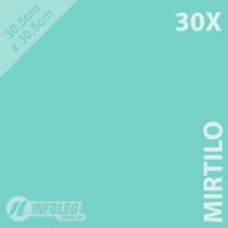 Kit 30 Folhas Color Plus 30,5X30,5Cm 180G Mirtilo Candy