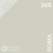 Kit 30 Folhas Color Plus 30,5X30,5Cm 180G Roma Cinza Claro