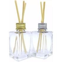 Kit 30 Frascos de Vidro Difusor Aromatizador De 30ml Com Varetas Lembrancinha Kit 30 Frascos de Vidro Difusor Aromatizador De 30ml Com Varetas Lembrancinha