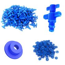 Kit 30 Gotejador GA-2 Regulável + 30 Chula 1/4" Promoção Envio Rápido