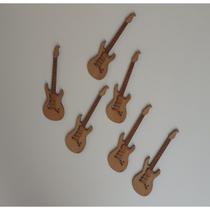 Kit 30 Guitarra em Apliques, Corte a laser, Artesanato, Decoração, Lembrancinhas - Lirium Arts