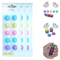 Kit 30 Imã Coloridos Prendedor Para Mural Geladeira Fotos