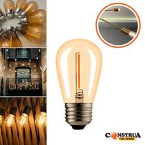 Kit 30 Lâmpadas Bolinha Filamento Led 2w S14 Iluminação 110v