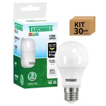 Kit 30 Lâmpadas Bulbo Led Taschibra TKL Bivolt E27 12W 6500k Kit 30 Lâmpadas Bulbo Led Taschibra TKL Bivolt E27 12W 6500k