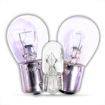 Kit 30 Lâmpadas Halógena 12V T10 1 Polo 2 Polos Luz Veicular