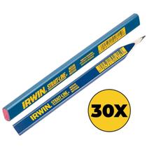 Kit 30 Lápis Para Carpinteiro Para Marcação Em Madeira Irwin Kit 30 Lápis Para Carpinteiro Para Marcação Em Madeira Irwin