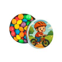 Kit 30 Latinhas Lembrancinhas Bike Ciclista Cor: Prateado Kit 30 Latinhas Lembrancinhas Bike Ciclista Cor: Prateado