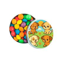 Kit 30 Latinhas Lembrancinhas Cachorrinhos Baby Cor: Prateado