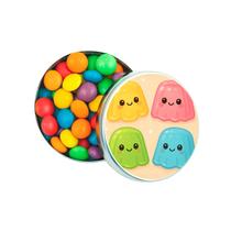 Kit 30 Latinhas Lembrancinhas Gelatinas Cor: Prateado Kit 30 Latinhas Lembrancinhas Gelatinas Cor: Prateado
