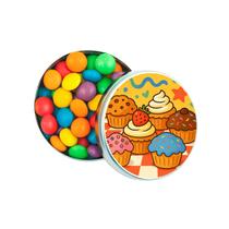 Kit 30 Latinhas Lembrancinhas Muffins Cor: Prateado Kit 30 Latinhas Lembrancinhas Muffins Cor: Prateado