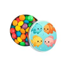 Kit 30 Latinhas Lembrancinhas Peixinhos Baby Cor: Prateado