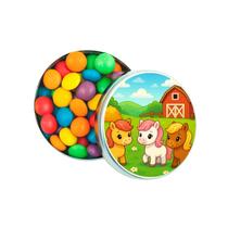 Kit 30 Latinhas Lembrancinhas Pôneis Cor: Prateado Kit 30 Latinhas Lembrancinhas Pôneis Cor: Prateado