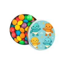 Kit 30 Latinhas Lembrancinhas Robôs Baby Cor: Prateado Kit 30 Latinhas Lembrancinhas Robôs Baby Cor: Prateado