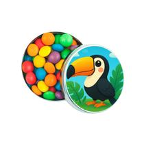Kit 30 Latinhas Lembrancinhas Tucano Cor: Prateado Kit 30 Latinhas Lembrancinhas Tucano Cor: Prateado