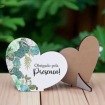 Kit 30 Lembrancinhas MDF De Agradecimento Casamento Aniversário