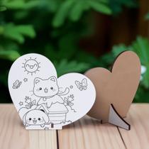 Kit 30 Lembrancinhas Mdf Dia das Crianças para Colorir