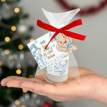 Kit 30 Lembrancinhas Natalinas Hidratante Natal Para Festa de fim de Ano Mimo