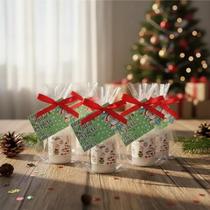 Kit 30 Lembrancinhas Natalinas Hidratante Natal Para Festa de fim de Ano Mimo