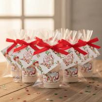 Kit 30 Lembrancinhas Natalinas Hidratante Natal Para Festa de fim de Ano Mimo